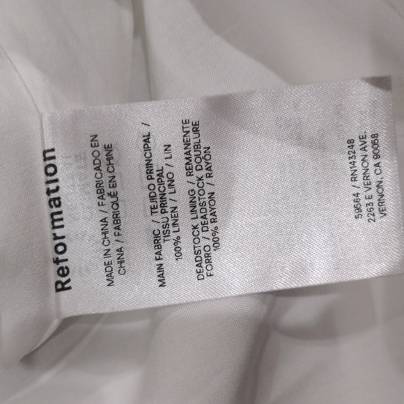 Reformation White Midi Dress - Picture 11 of 13